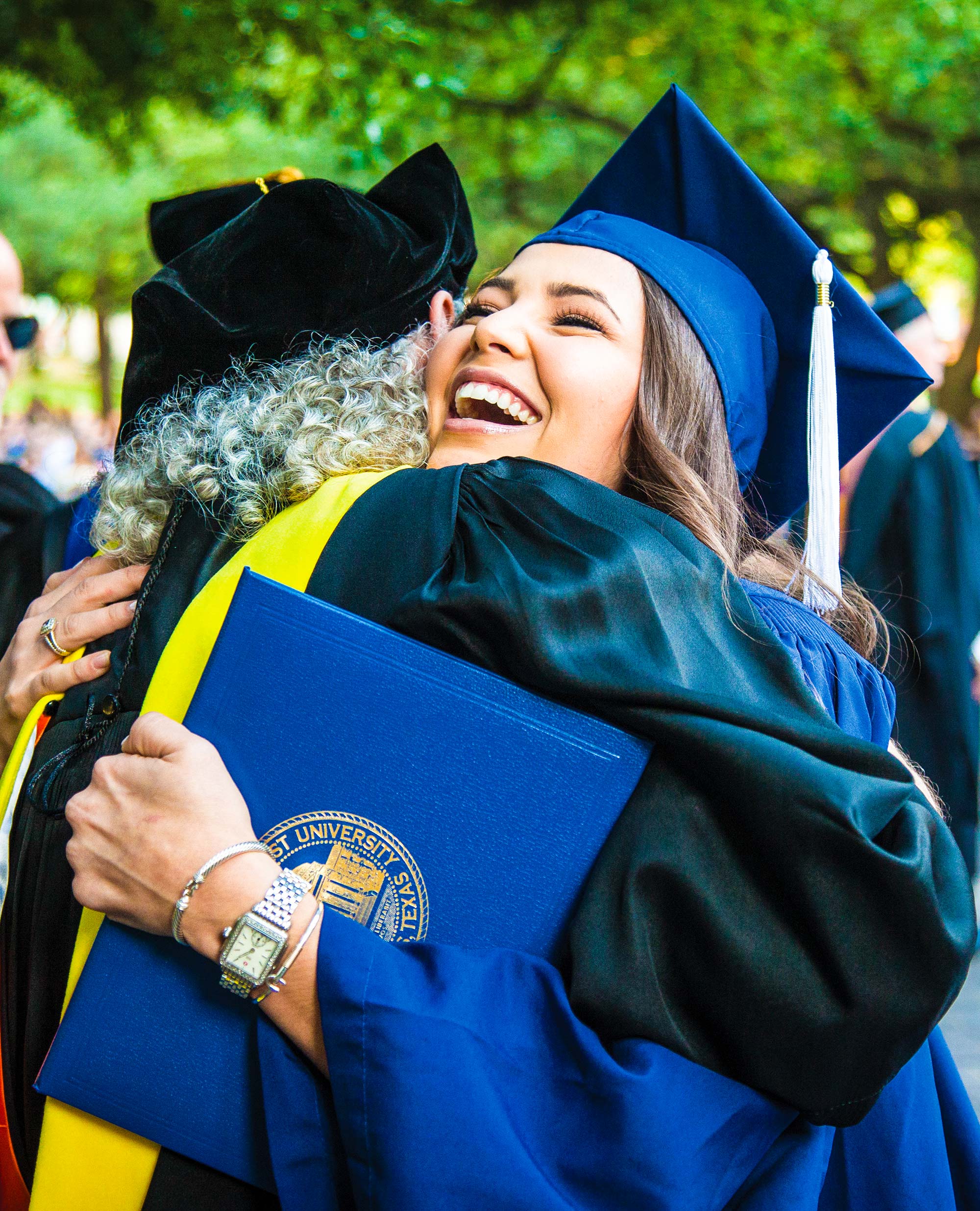 Student at graduation