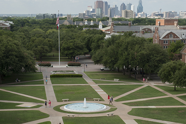 Aerial Photograph of SMU campus.
