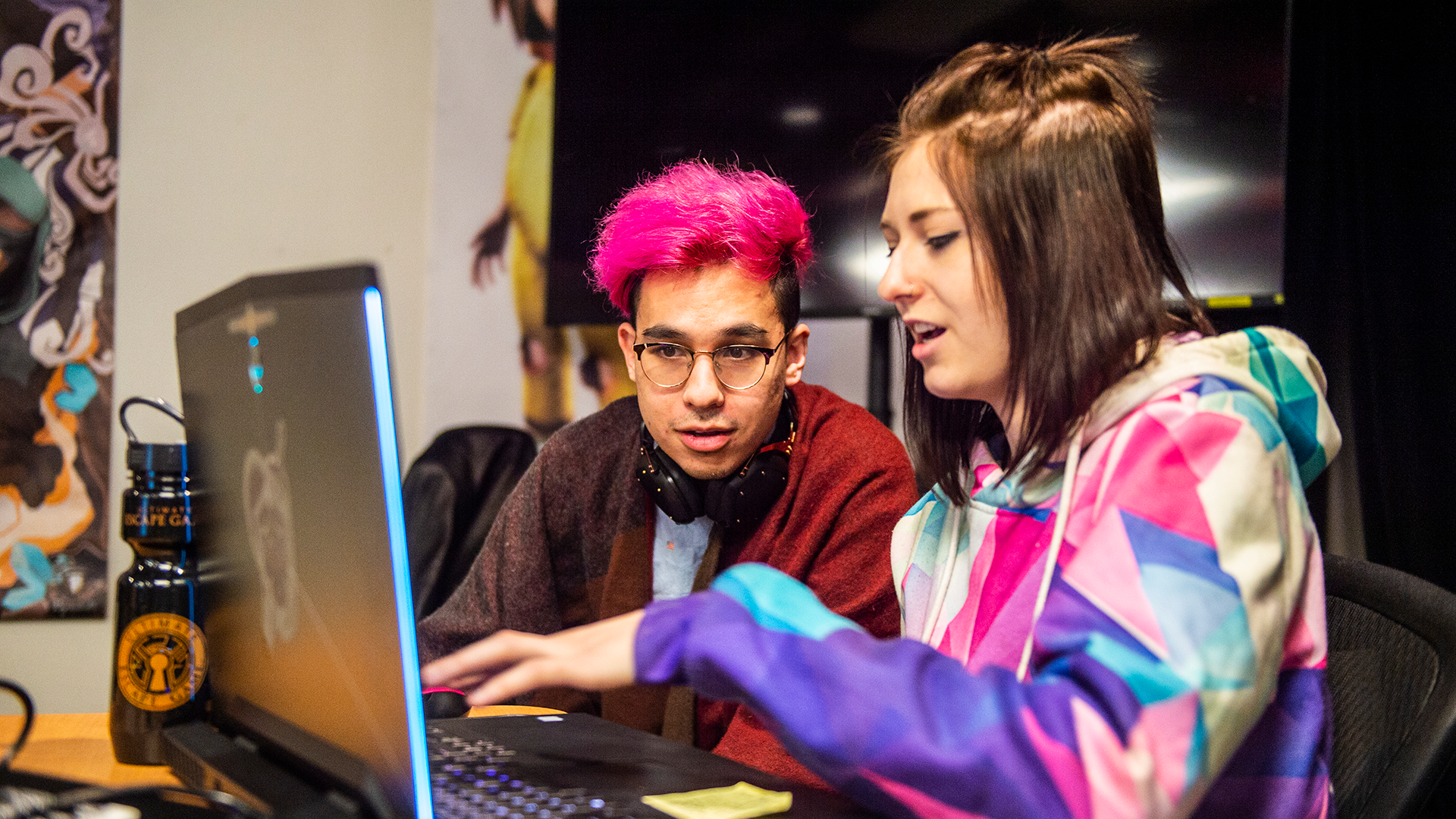 Photo of SMU Guildhall students in class