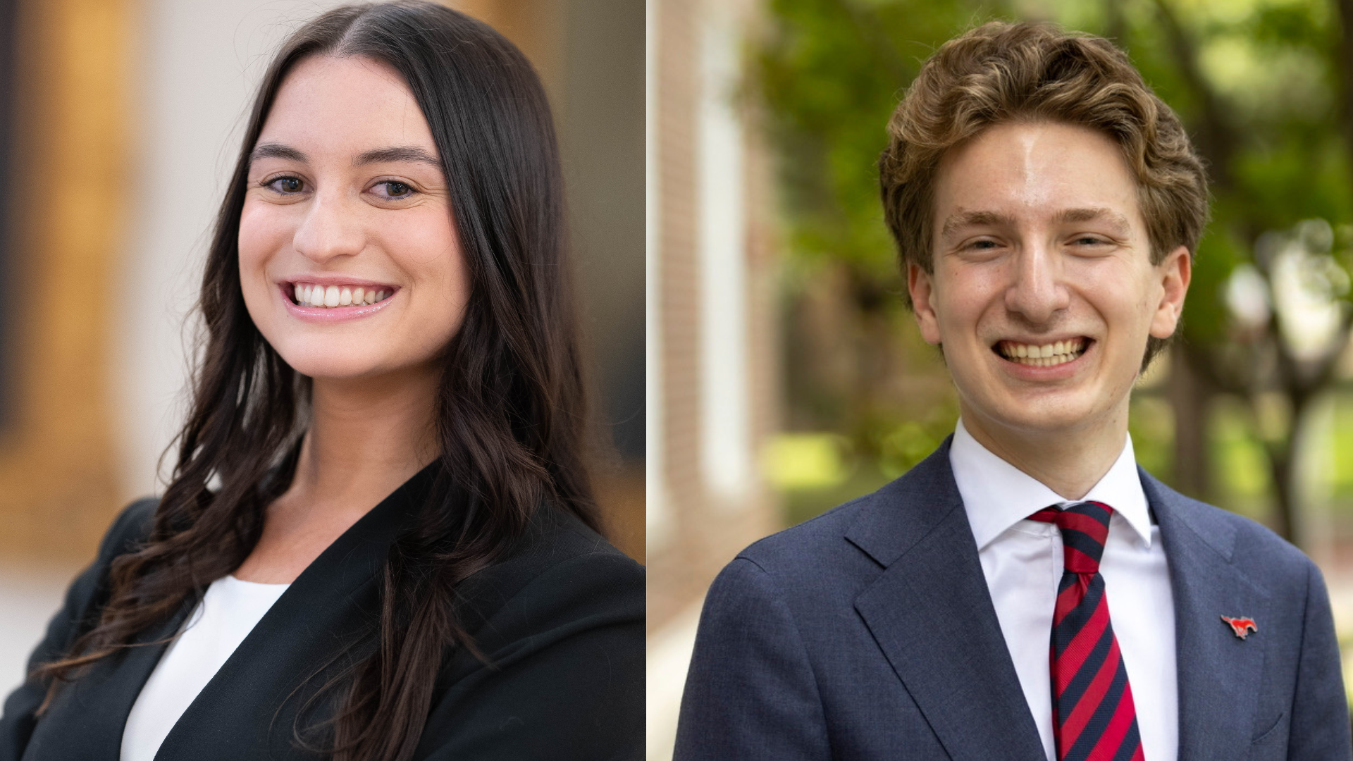 Brookey Levy and Jude Lugo headshots